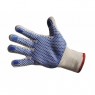 Blue/White Tiger Paw Industrial Gloves