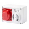 GW66008 - Gewiss 415v 16A 4 Pin Surface Mount Switched Socket GW66008 - Gewiss 415v 16A 4 Pin Surface Mount Switched Socket