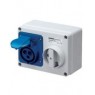 GW66004 - Gewiss 230v 16A 3 Pin Surface Mount Switched Socket GW66004 - Gewiss 230v 16A 3 Pin Surface Mount Switched Socket