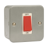 Metal Clad 45A DP Switch - Single Plate Metal Clad 45A DP Switch - Single Plate