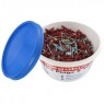 Bucket of Red Plugs and Screws - Avg Qty 500