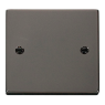 VPBN060 - Click Deco Black Nickel 1 Gang Blank Plate VPBN060 - Click Deco Black Nickel 1 Gang Blank Plate
