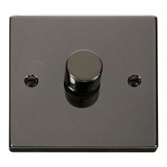 VPBN140BK - Click Deco Black Nickel 1 Gang 2 Way 400 Watt Dimmer