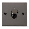 VPBN140BK - Click Deco Black Nickel 1 Gang 2 Way 400 Watt Dimmer VPBN140BK - Click Deco Black Nickel 1 Gang 2 Way 400 Watt Dimmer