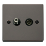 VPBN157BK - Click Deco Black Nickel TV & Sat Point Black insert VPBN157BK - Click Deco Black Nickel TV & Sat Point Black insert