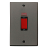 VPBN203BK - Click Deco Black Nickel 45Amp DP Cooker switch 2 Gang + Neon VPBN203BK - Click Deco Black Nickel 45Amp DP Cooker switch 2 Gang + Neon