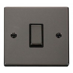 VPBN411BK - Click Deco Black Nickel 1 Gang 2 Way Switch Black Insert 10Amp VPBN411BK - Click Deco Black Nickel 1 Gang 2 Way Switch Black Insert 10Amp