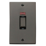 VPBN503BK - Click Deco Black Nickel 45Amp DP Cooker Switch 2 Gang + Neon VPBN503BK - Click Deco Black Nickel 45Amp DP Cooker Switch 2 Gang + Neon