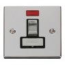 VPCH752BK - Click Deco Chrome Switched Fused Spur Black Insert + Neon VPCH752BK - Click Deco Chrome Switched Fused Spur Black Insert + Neon