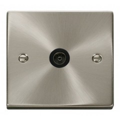 VPSC065BK - Click Deco Satin Chrome TV Point Black insert