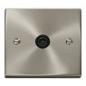 VPSC065BK - Click Deco Satin Chrome TV Point Black insert VPSC065BK - Click Deco Satin Chrome TV Point Black insert