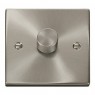 VPSC140BK - Click Deco Satin Chrome 1 Gang 2 Way 400 Watt Dimmer VPSC140BK - Click Deco Satin Chrome 1 Gang 2 Way 400 Watt Dimmer