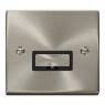 VPSC750BK - Click Deco Satin Chrome Fused Spur Black Insert VPSC750BK - Click Deco Satin Chrome Fused Spur Black Insert