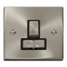 VPSC751BK - Click Deco Satin Chrome Switched Fused Spur Black Insert VPSC751BK - Click Deco Satin Chrome Switched Fused Spur Black Insert