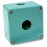 Telemacanique Metal 1 button Station